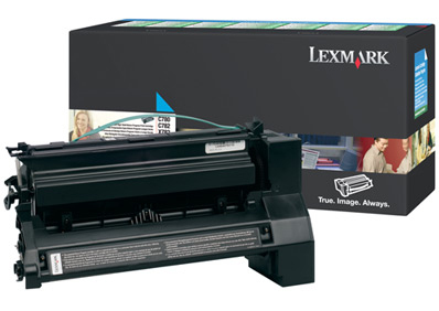 886319-805 Lexmark C780H1CG Toner cartridge cyan return program, 10.000 pages/5% for Lexmark C 780/782
