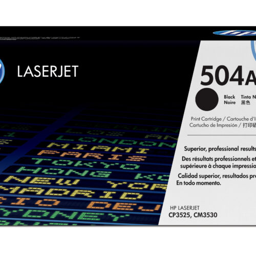 HP CE250A/504A Toner cartridge black, 5.000 pages ISO/IEC 19798 for HP CLJ CP 3525