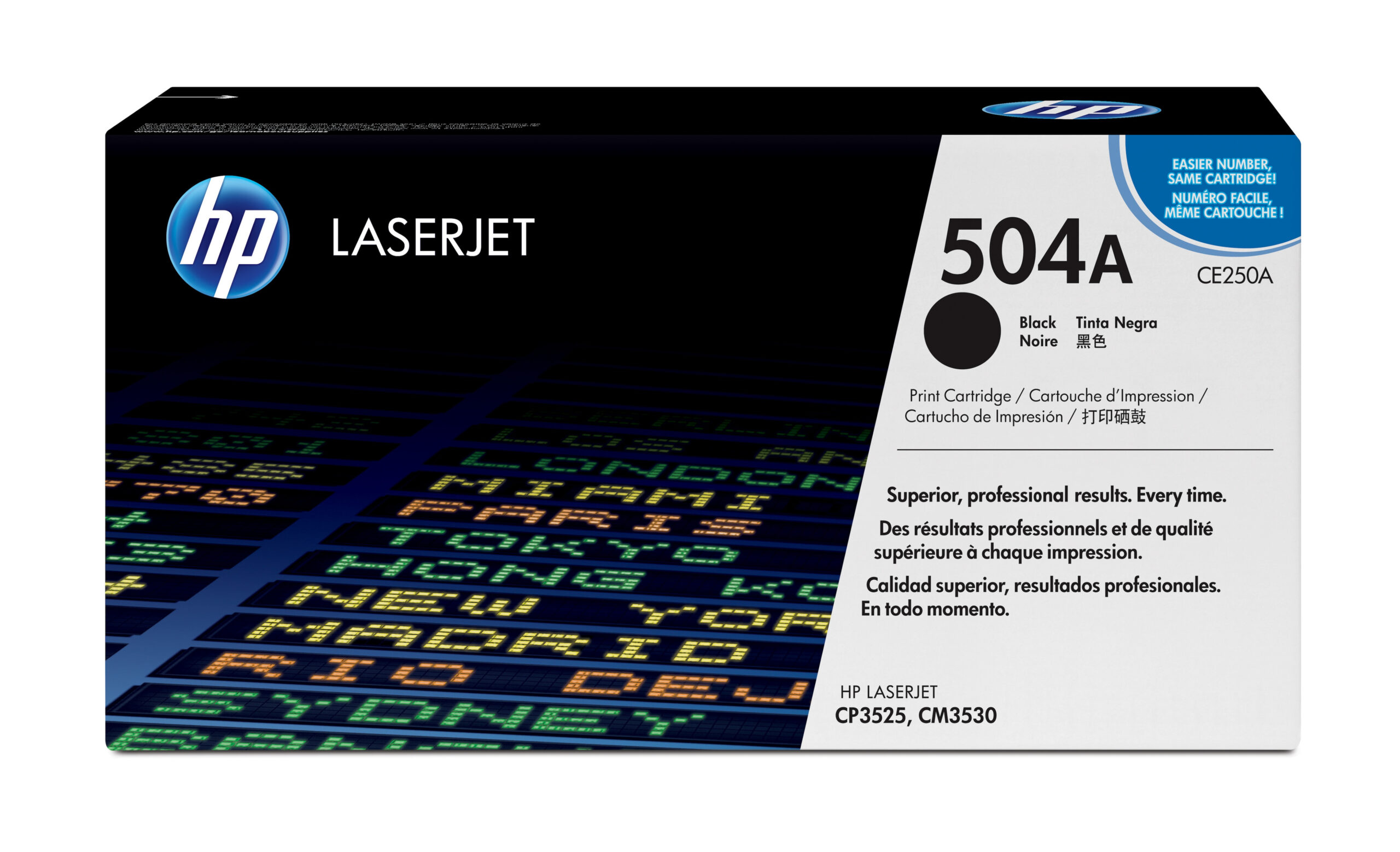 HP CE250A/504A Toner cartridge black, 5.000 pages ISO/IEC 19798 for HP CLJ CP 3525