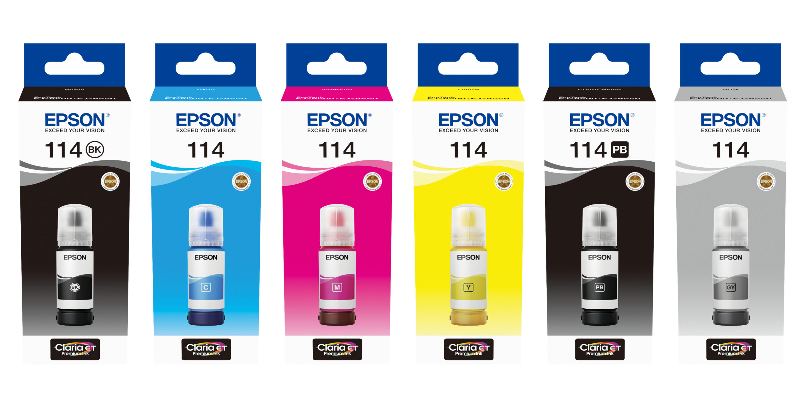 Epson C13T07B540/114 Ink bottle gray, 6.700 pages 2300 Photos 70ml for Epson ET-8500