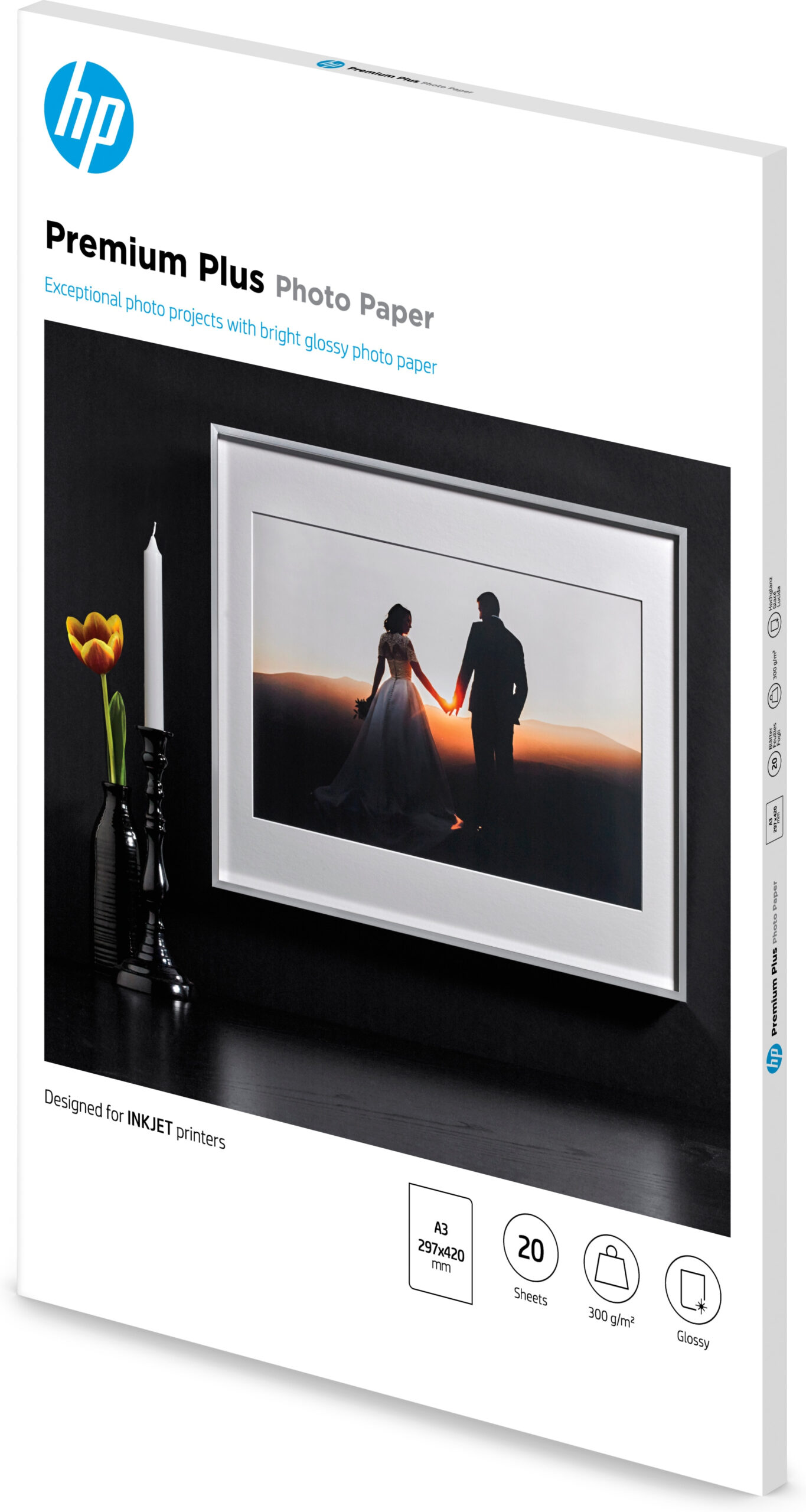 8965169_8391194155 HP CR675A Photopaper DIN A3 Premium Plus 20 sheet DIN A3 300g/m² for InkJet