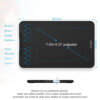 XPPen DECO MINI 7 graphic tablet Black 5080 lpi 177.8 x 111.1 mm USB
