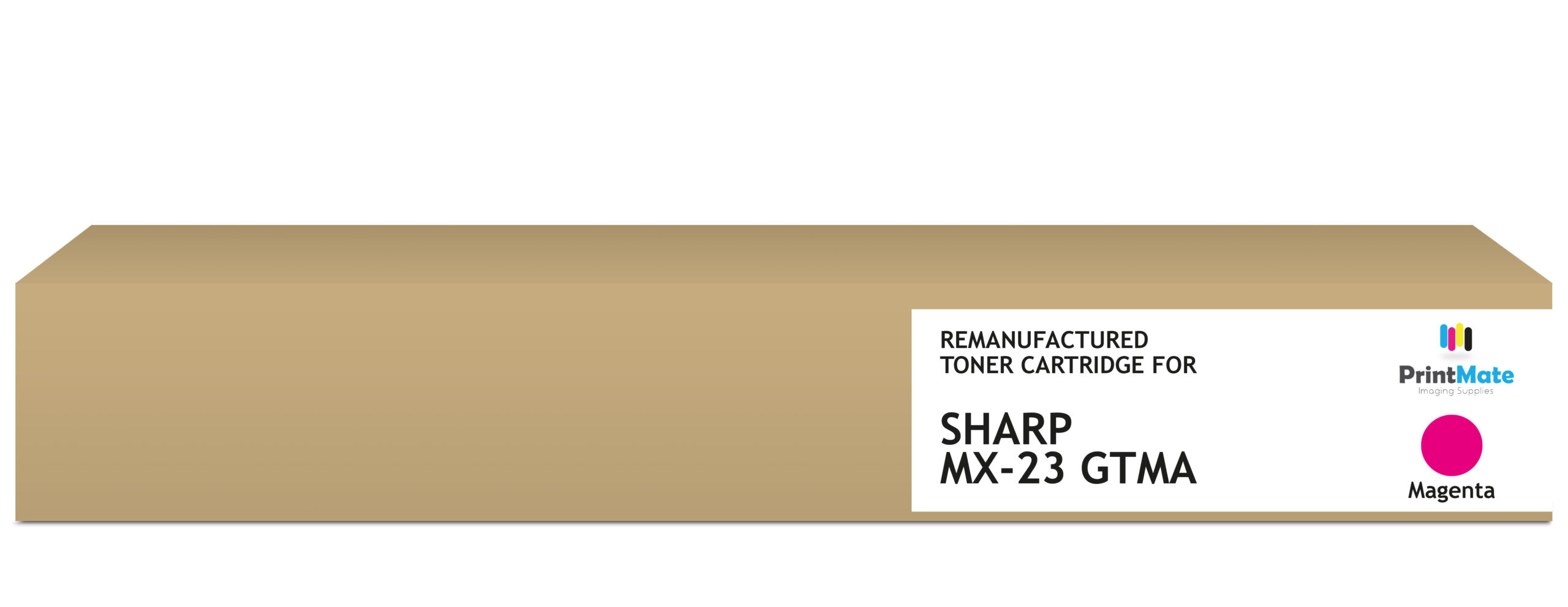 PrintMate SHARP MX-23 GTMA, remanufactured toner, Magenta 10000p