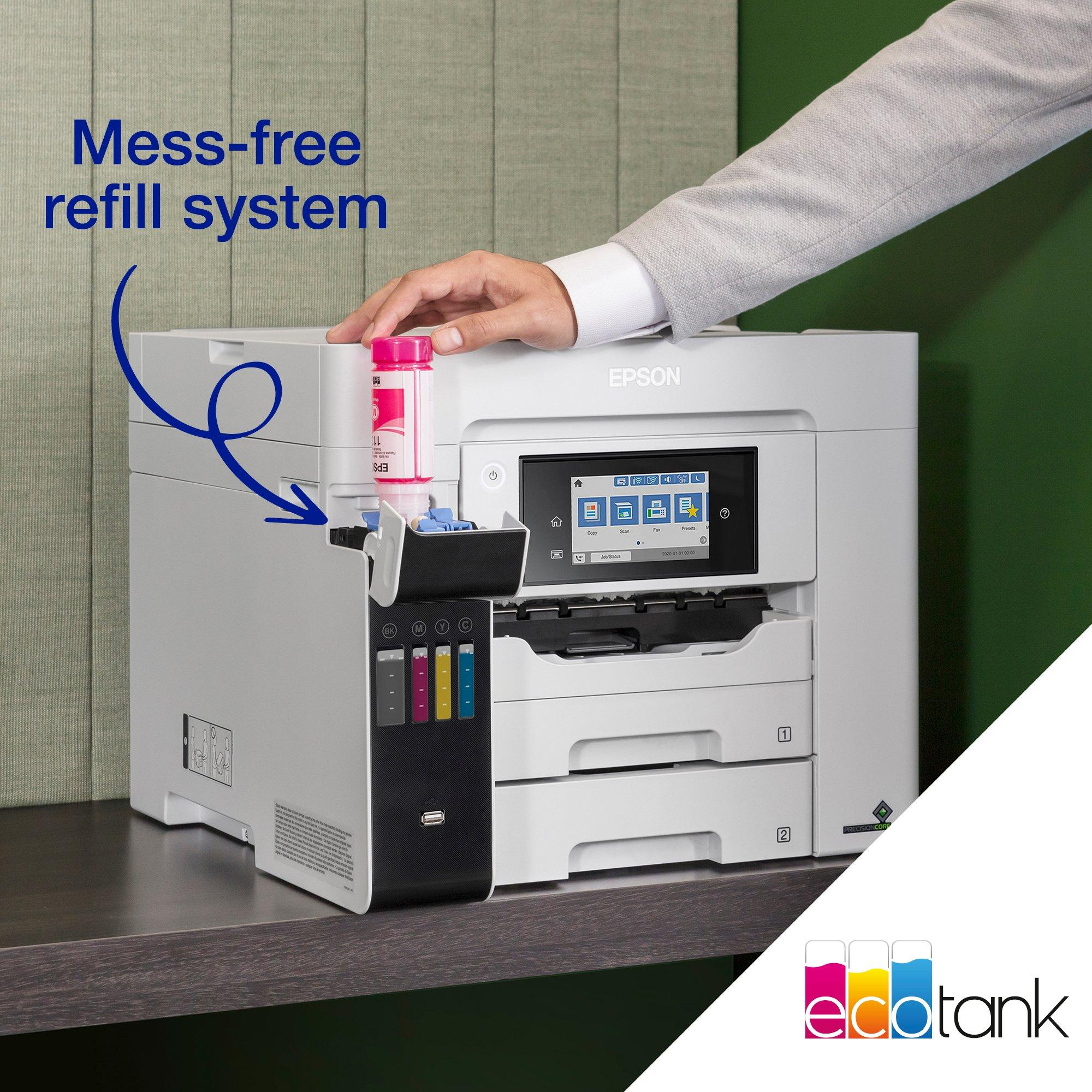 8aee7e5e6e262a1bd83f5eaee14e841700d8a441 Epson EcoTank Pro ET-5885 Inkjet A4 4800 x 1200 DPI 25 ppm Wi-Fi