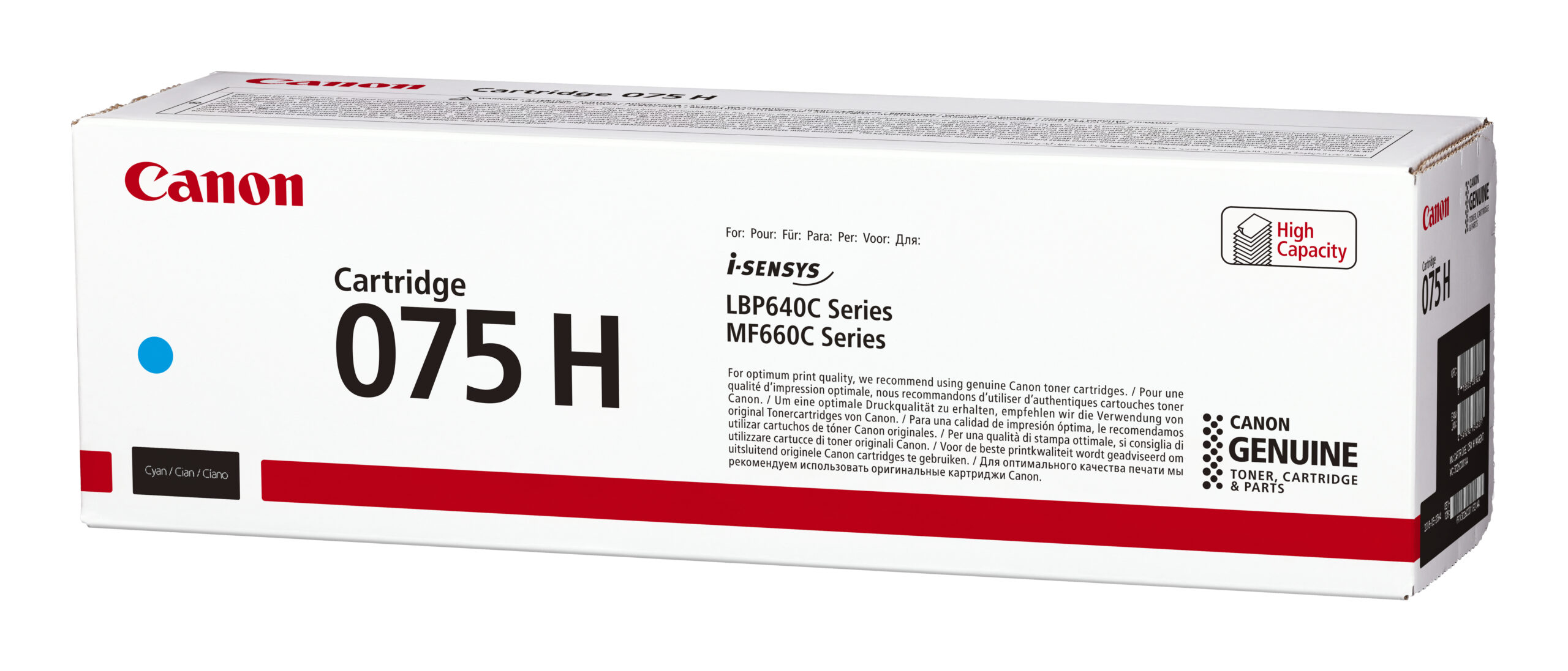 Canon 6368C002/075H Toner cartridge cyan high-capacity, 2.500 pages ISO/IEC 19752 for Canon i-SENSYS LBP-640