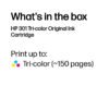 8ba4b19ad74cec7e1642573b925b9a03f072c653 HP CH562EE/301 Printhead cartridge color, 150 pages ISO/IEC 24711 3ml for HP DeskJet 1000/1010/Envy 5530/OfficeJet 4630