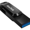 SanDisk Ultra Dual Drive USB flash drive 128 GB USB Type-A / USB Type-C 3.2 Gen 1 (3.1 Gen 1) Black, Silver