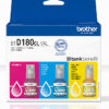 Brother BT-D180CLVAL Ink bottle Multipack C,M,Y, 3x5.000 pages ISO/IEC 19752 48.8ml Pack=3 for Brother DCP-T 580 DW