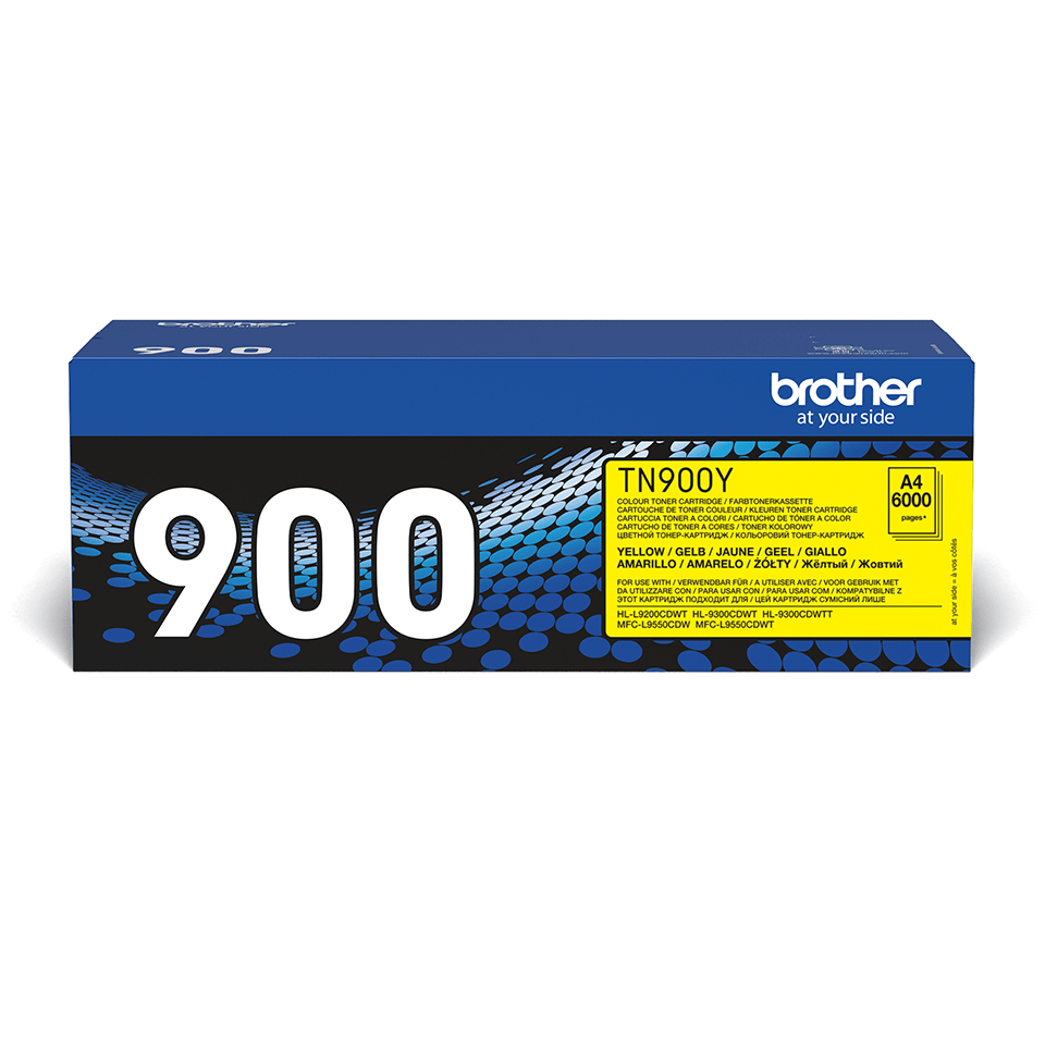 Brother TN-900Y Toner-kit yellow, 6.000 pages ISO/IEC 19798 for Brother HL-L 9200/MFC-L 9550