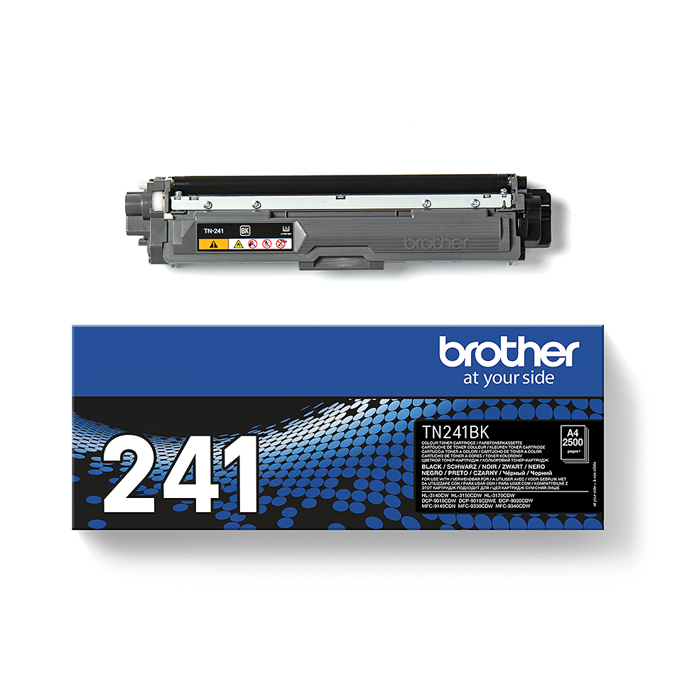 Brother TN-241BK Toner-kit black, 2.500 pages ISO/IEC 19798 for Brother HL-3140