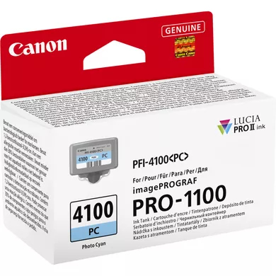 8d1f28c0893c01d4bf401497b417b52afc56c495 Canon 6781C001/PFI-4100PC Ink cartridge light cyan 80ml for Canon IPF PRO-1100