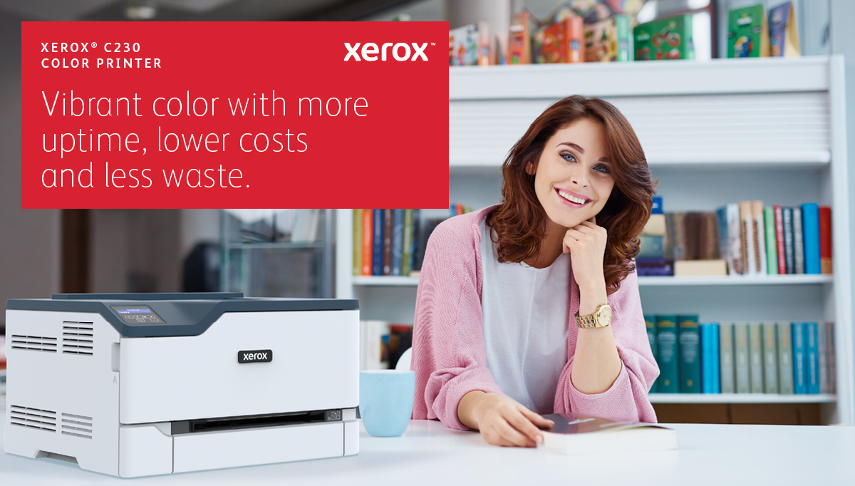 Xerox C230 A4 22ppm Wireless Duplex Printer PS3 PCL5e6 2 Trays Total 251 Sheets UK