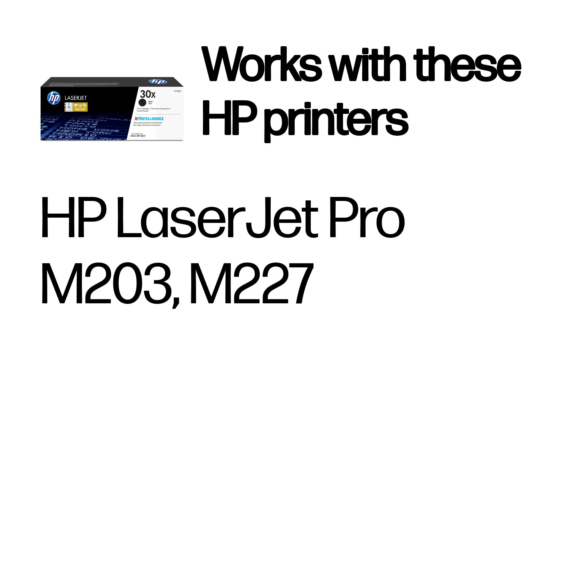 HP CF230X/30X Toner-kit, 3.500 pages ISO/IEC 19752 for HP Pro M 203
