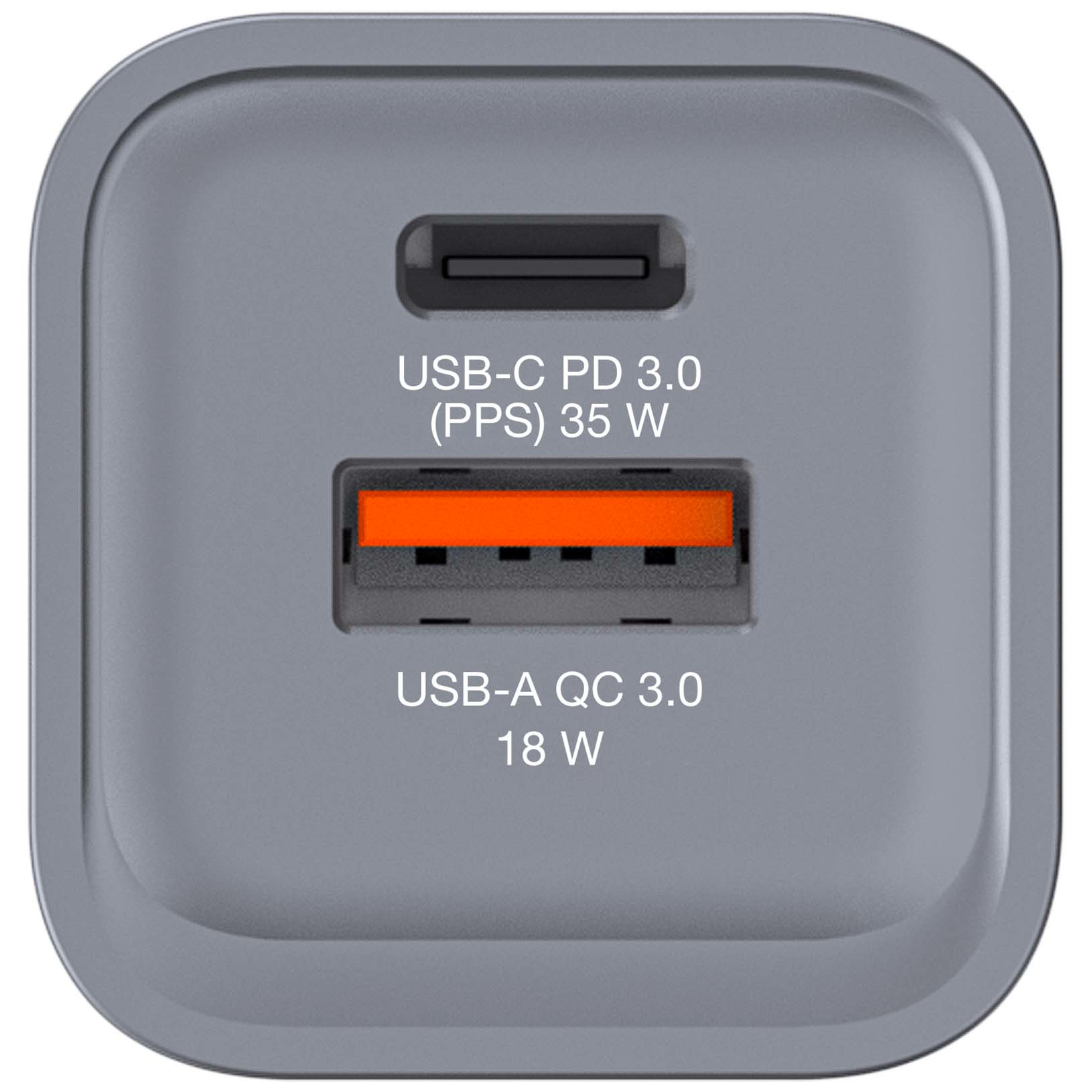 8ecb2a9367b4adc5200de65b39e7a4b9 Verbatim GNC-35 GaN Charger 35W with 1 x USB-C PD 35W / 1 x USB-A QC 3.0 (EU/UK/US)