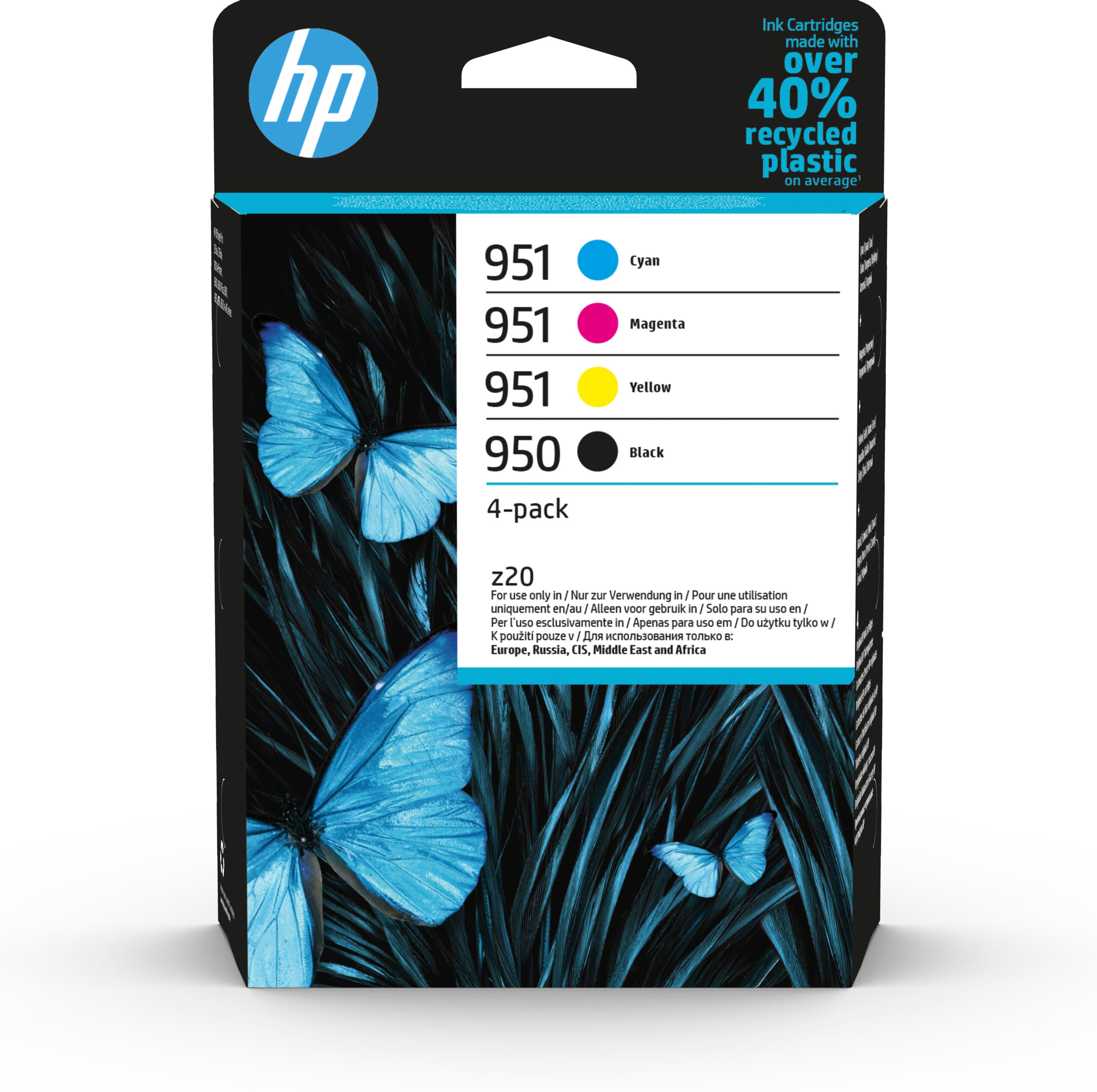 8eefb2091fd7db8ebf20768a64e28385 HP 6ZC65AE/950/951 Ink cartridge multi pack Bk,C,M,Y 24ml + 3x8ml Pack=4 for HP OfficeJet Pro 8100/8610/8620
