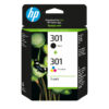 8ef2f1aa14dec74f8be8820f7fb6ebf3ad147fca HP N9J72AE/301 Printhead cartridge multi pack black + color 170pg + 150pg Pack=2 for HP DeskJet 1000/1010/Envy 5530/OfficeJet 4630
