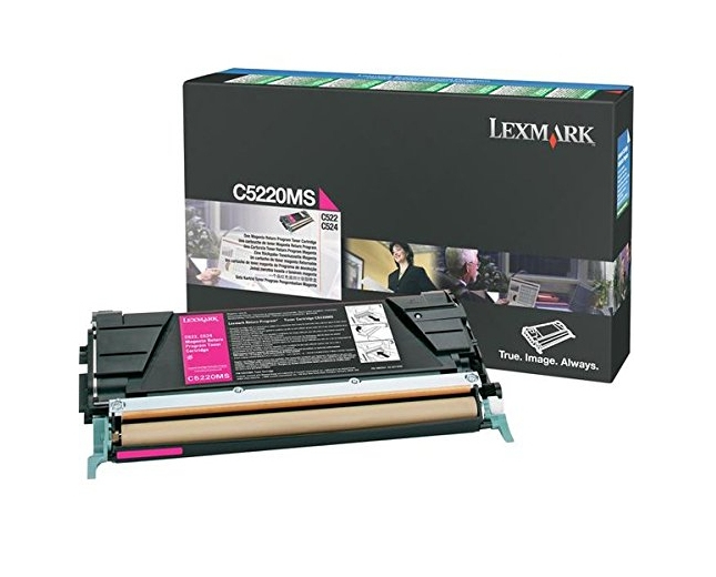 Lexmark C5220MS Toner-kit magenta return program, 3.000 pages ISO/IEC 19798 for Lexmark C 522/524/530/532/534