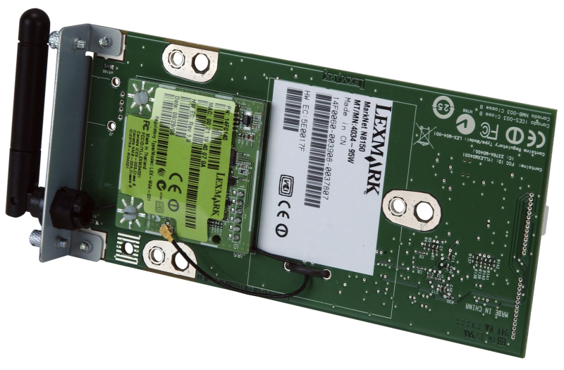 Lexmark C925 MarkNet N8250 802.11b/g/n Wireless print server Internal Wireless LAN