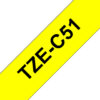 91b19e48abb8d1fbe91a75d6d9eef4b2b12768eb Brother TZE-C51 DirectLabel black on yellow Laminat 24mm x 5m for Brother P-Touch TZ 3.5-24mm/HSE/36mm/6-24mm/6-36mm