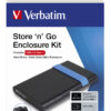 Verbatim Store´N´Go Enclosure Kit HDD/SSD enclosure Black, Blue 2.5"