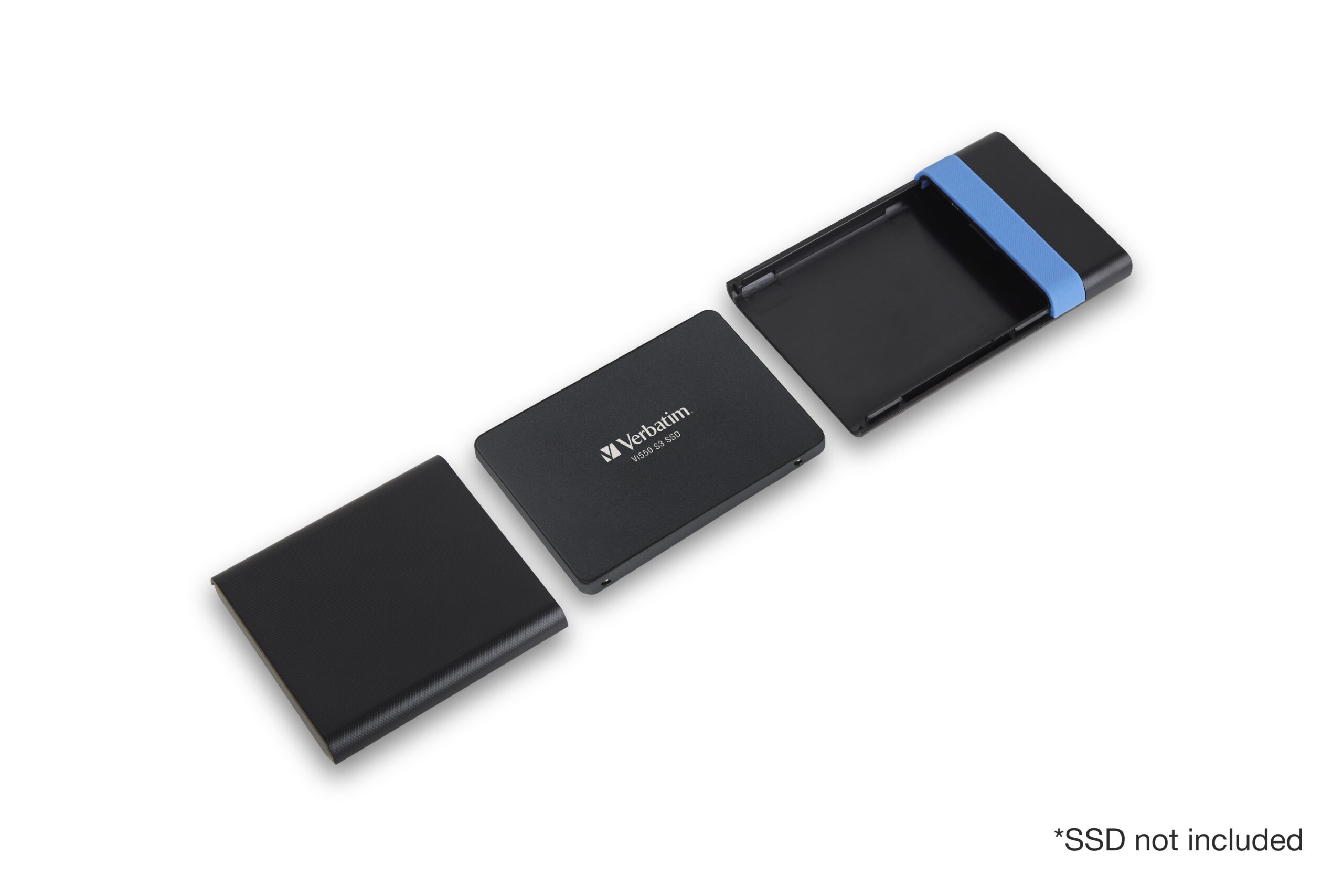 Verbatim Store´N´Go Enclosure Kit HDD/SSD enclosure Black, Blue 2.5"