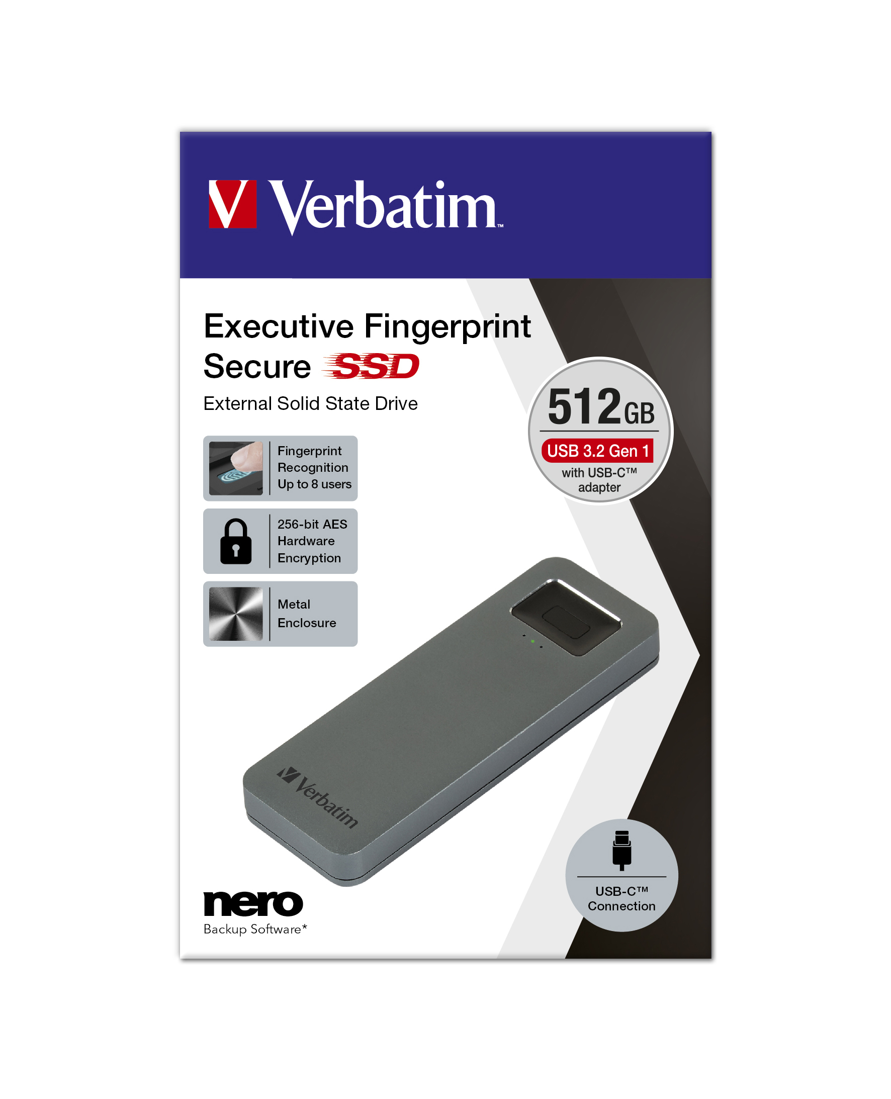 92168128_6675888397 Verbatim Executive Fingerprint Secure