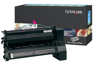 Lexmark C782X1MG Toner cartridge magenta return program, 15.000 pages ISO/IEC 19752 for Lexmark C 782