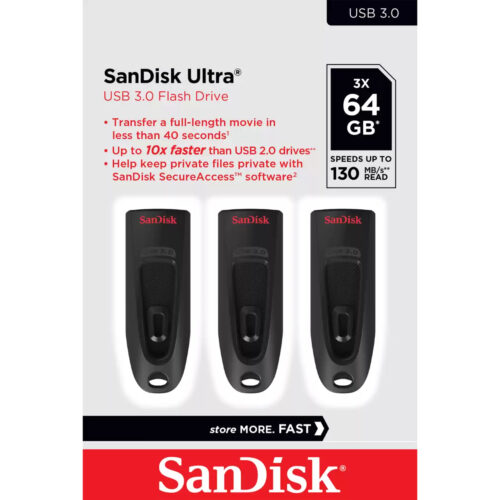 92652501_3792479112 Western Digital Ultrastar SanDisk Ultra USB flash drive 64 GB USB Type-A 3.2 Gen 1 (3.1 Gen 1) Black