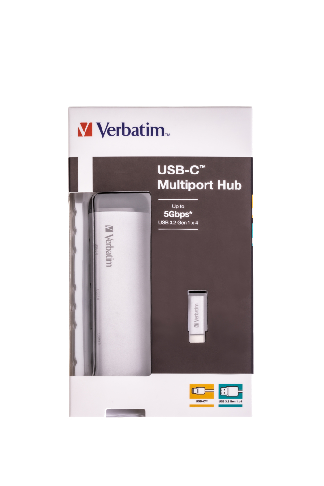93123558_6785960875 Verbatim USB-C Multiport Hub Four port USB 3.2 Gen 1