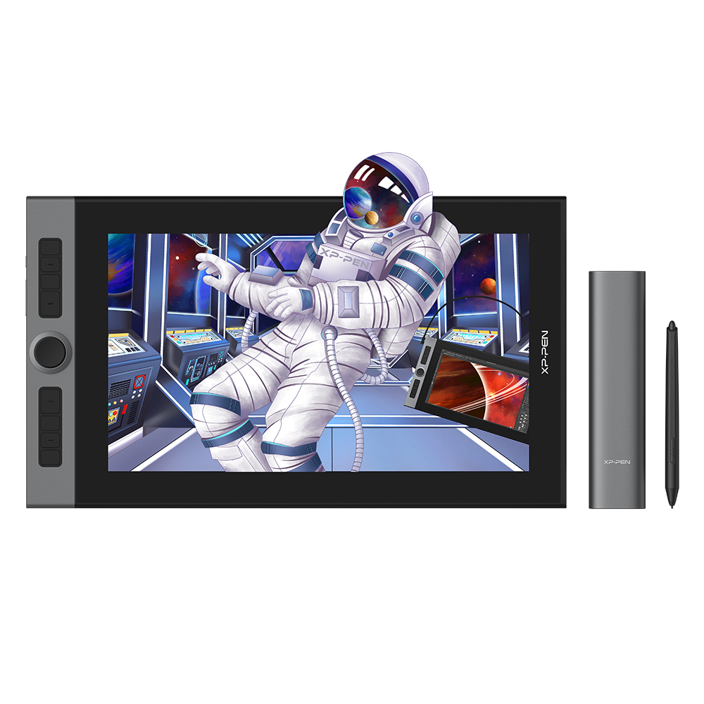 XPPen Artist Pro 16 graphic tablet Black, Silver 5080 lpi 340.99 x 191.81 mm USB