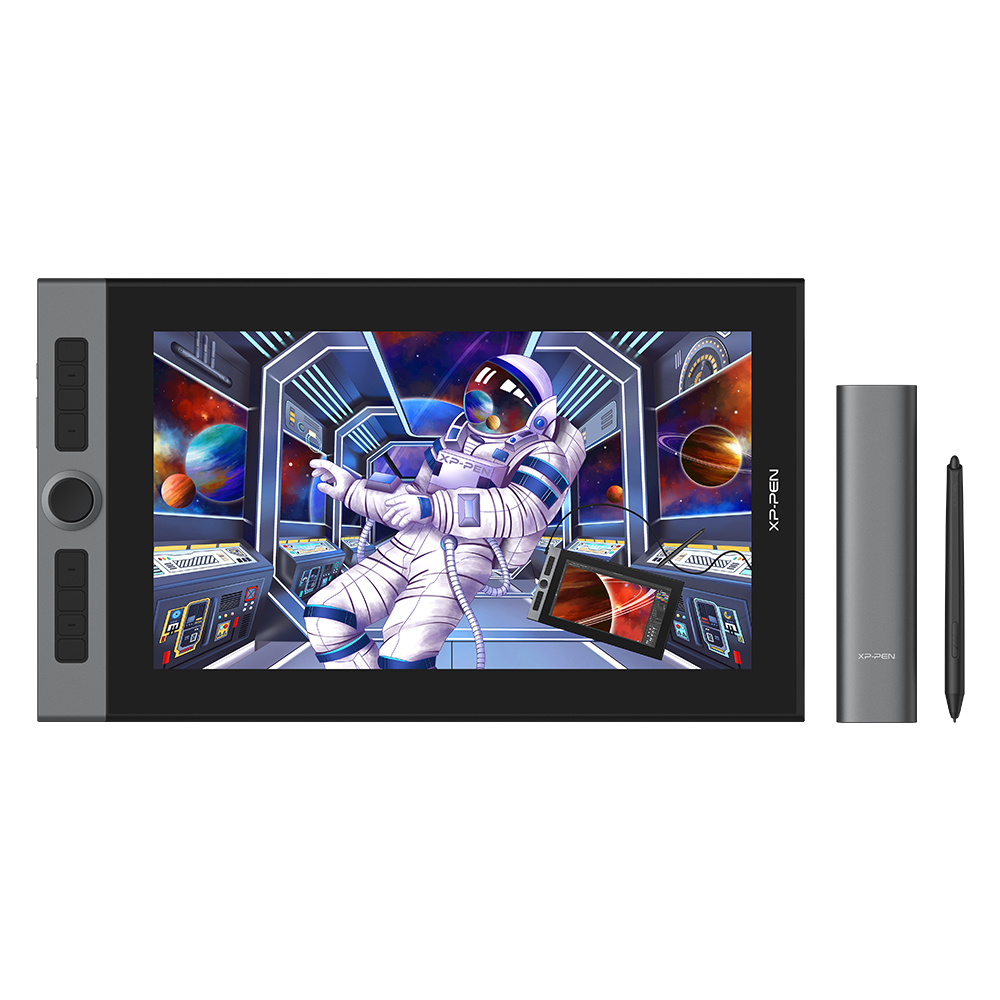 XPPen Artist Pro 16 graphic tablet Black, Silver 5080 lpi 340.99 x 191.81 mm USB