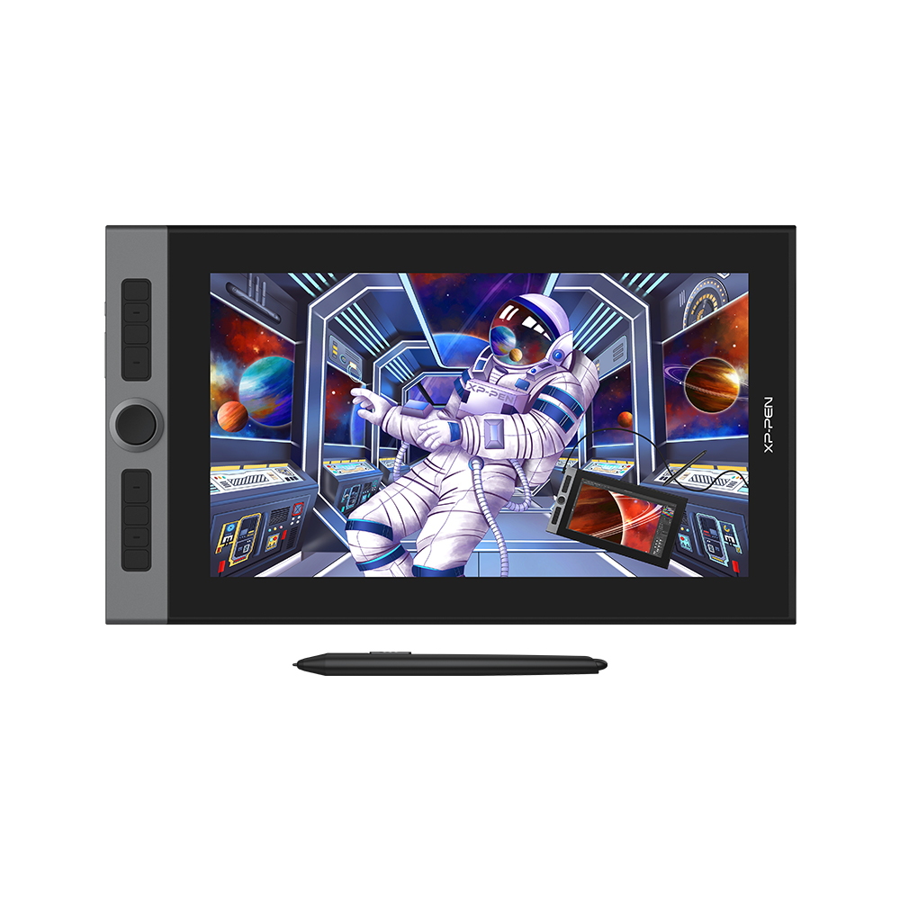 XPPen Artist Pro 16 graphic tablet Black, Silver 5080 lpi 340.99 x 191.81 mm USB