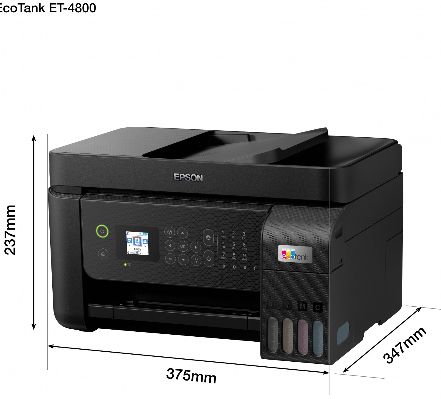 Epson EcoTank ET-4800 Inkjet A4 5760 x 1440 DPI 33 ppm Wi-Fi