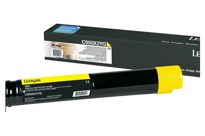 Lexmark C950X2YG Toner yellow, 22.000 pages ISO/IEC 19798 for Lexmark C 950