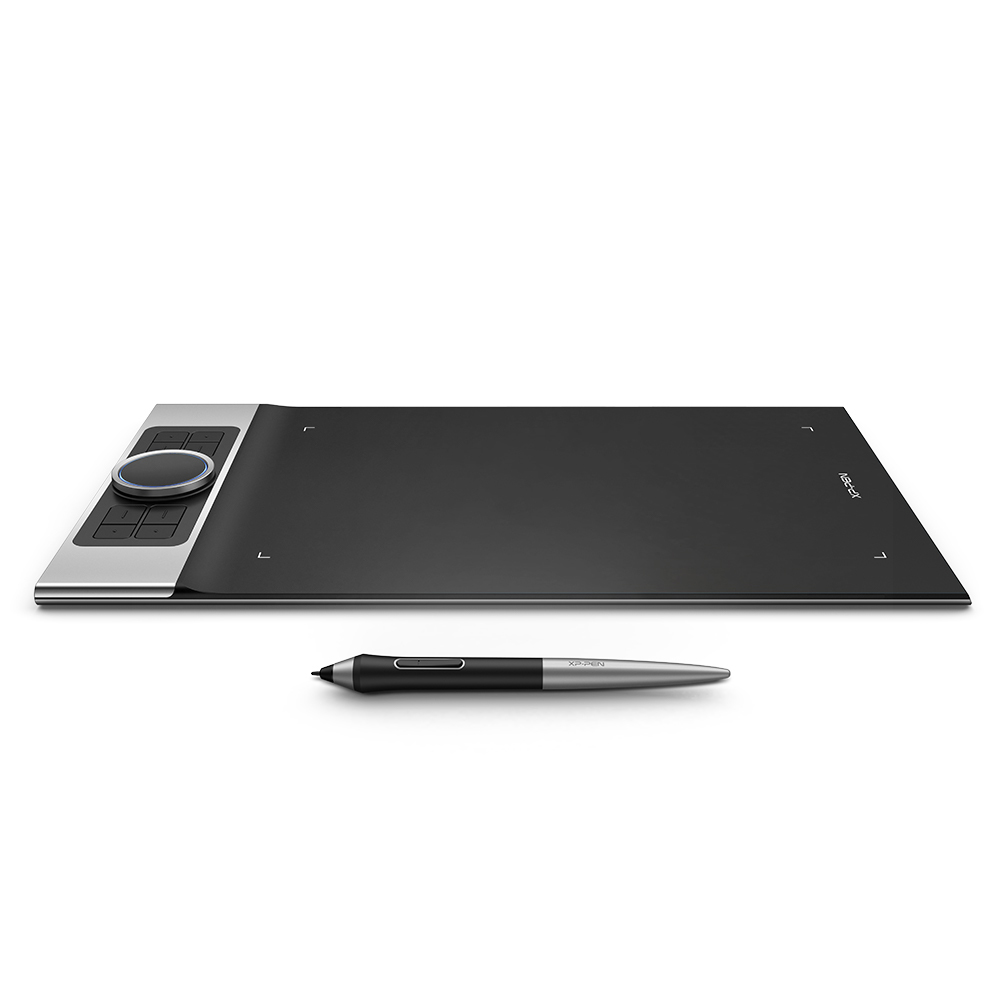 XPPen Deco Pro MW graphic tablet Black, Silver 5080 lpi 279.4 x 152.4 mm Bluetooth
