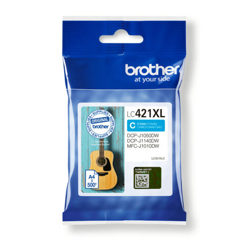 940f36c64410ed9c8262a42c68ef7eefb7fc7ef4 Brother LC-421XLC Ink cartridge cyan, 500 pages for Brother DCP-J 1050