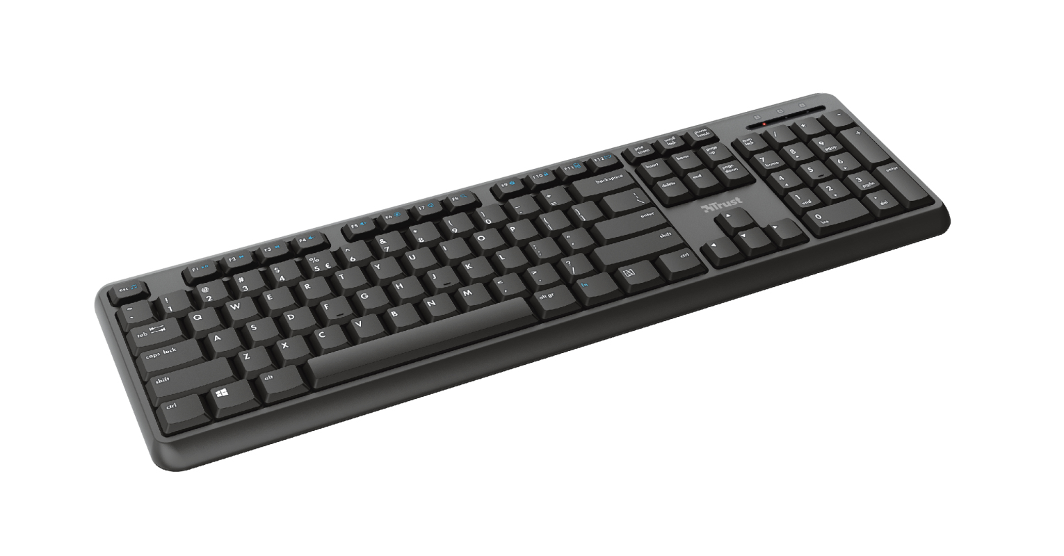 94382653_3511145518 Trust TK-350 keyboard Universal RF Wireless QWERTY UK English Black