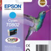 9476659_1998690669 Epson C13T08024011/T0802 Ink cartridge cyan, 435 pages ISO/IEC 24711 7.4ml for Epson Stylus Photo P 50/PX/PX 730/R 265