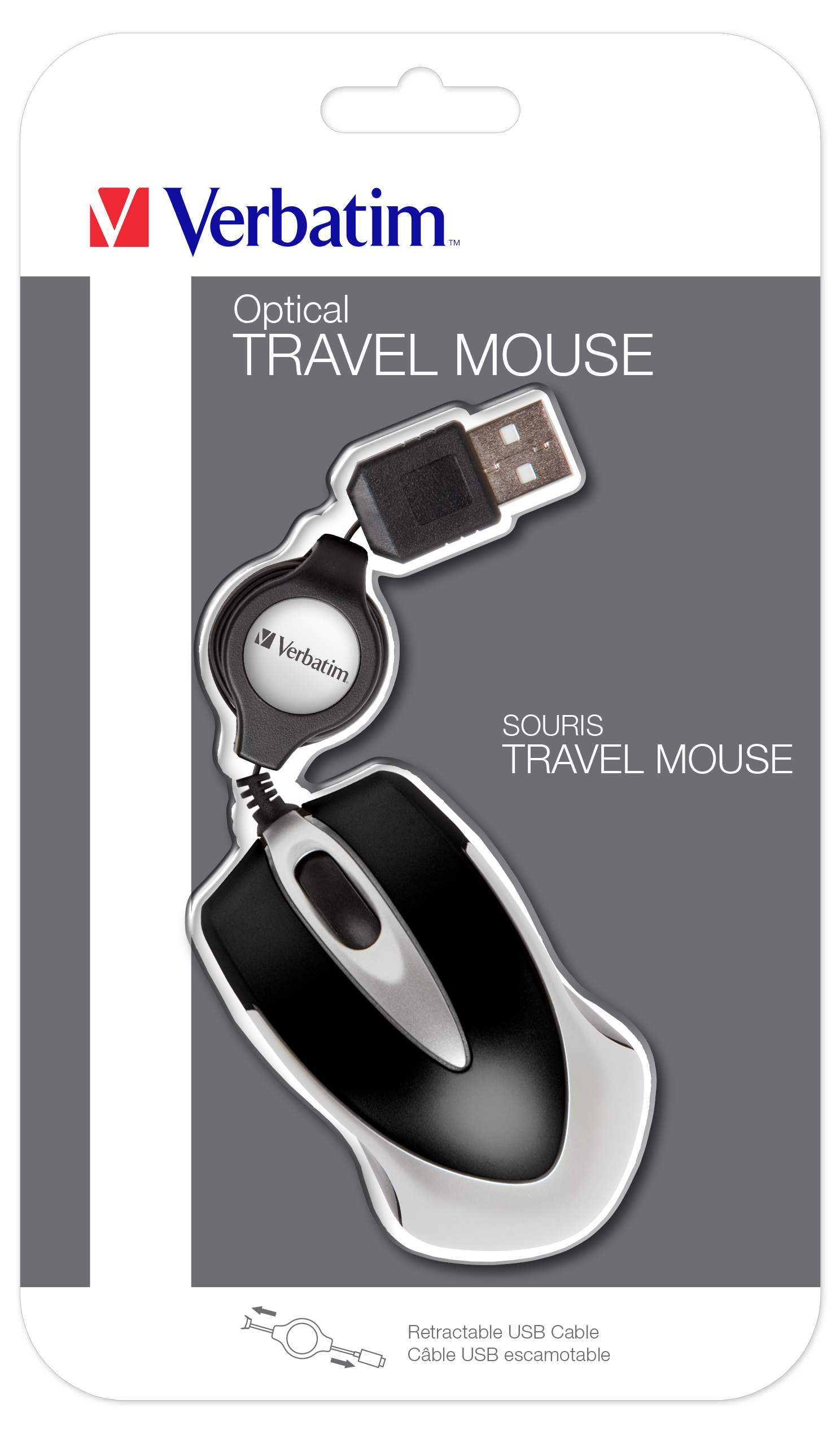 Verbatim Go Mini Optical Travel Mouse - Black