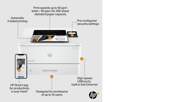 HP LaserJet Pro 4002dne Laserprinter (2Z605E)