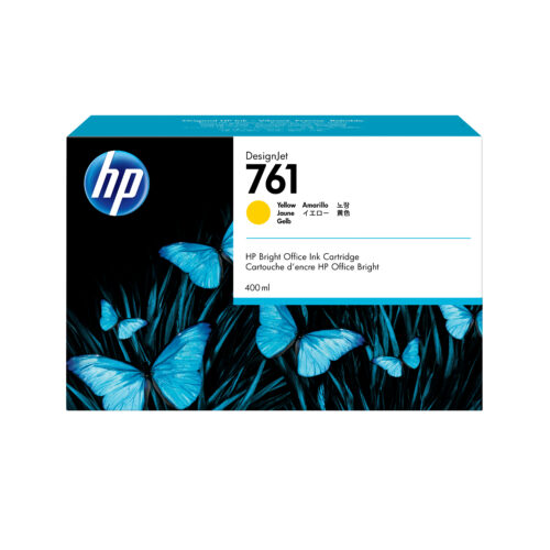 9530ba2358958bc8afa4f9830b75af32f8695fe5 HP CM992A/761 Ink cartridge yellow 400ml for HP DesignJet T 7100/7200
