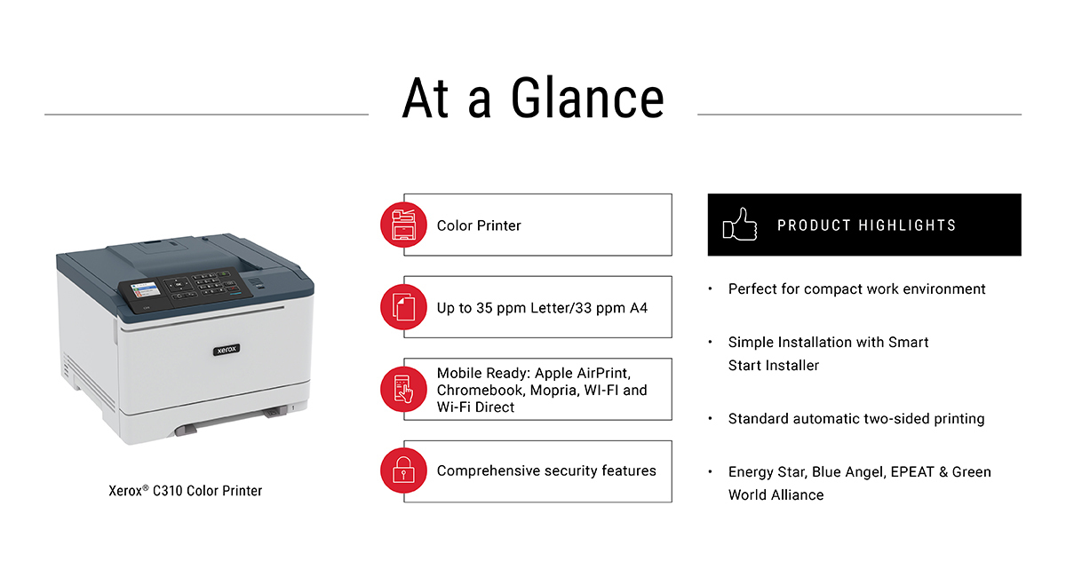 Xerox C310 Color Printer UK
