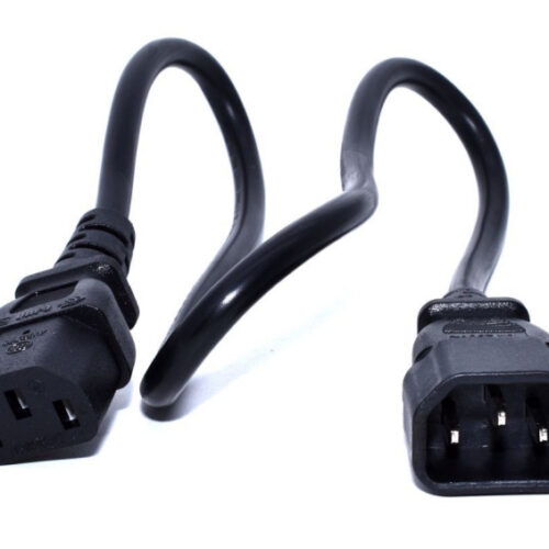 Zebra CS-RAC-IEC-CRD power cable Black 0.48 m C13 coupler C14 coupler
