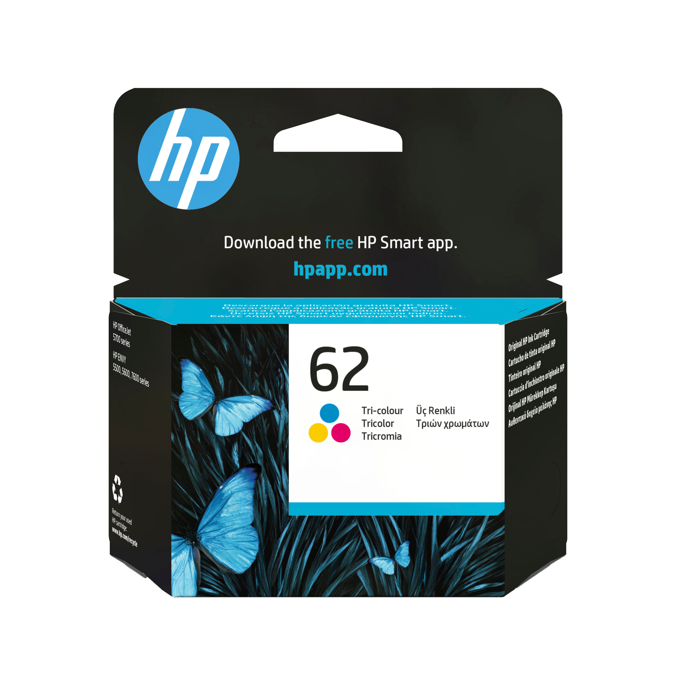 HP C2P06AE/62 Printhead cartridge color, 165 pages ISO/IEC 24711 4,5ml for HP Envy 5640/OJ 250 mobile