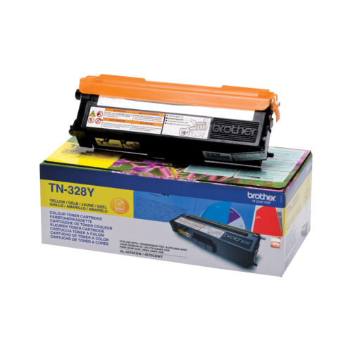 Brother TN-328Y Toner yellow extra High-Capacity, 6.000 pages ISO/IEC 19798 for Brother HL-4570