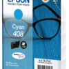 Epson C13T09J24010/408 Ink cartridge cyan, 1.100 pages ISO/IEC 24711 14.7ml for Epson WF-C 4810