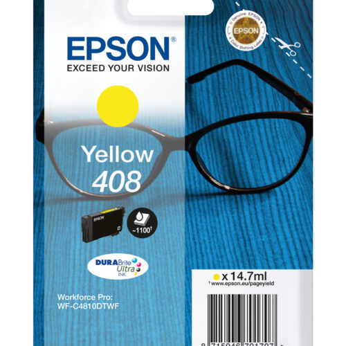 96520625_4578689439 Epson C13T09J44010/408 Ink cartridge yellow, 1.100 pages ISO/IEC 24711 14.7ml for Epson WF-C 4810
