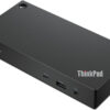 Lenovo 40B20135UK laptop dock/port replicator Wired USB 3.2 Gen 1 (3.1 Gen 1) Type-A + Type-C Black