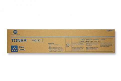 Konica Minolta TN314C toner cartridge 1 pc(s) Original Cyan