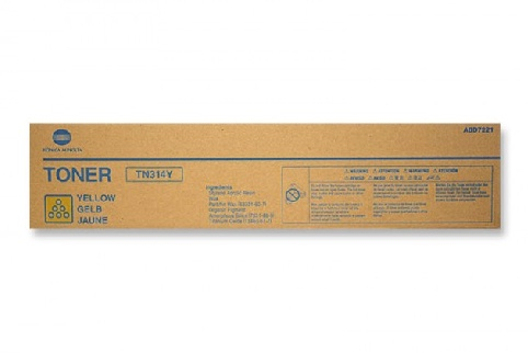 Konica Minolta TN314Y toner cartridge 1 pc(s) Original Yellow